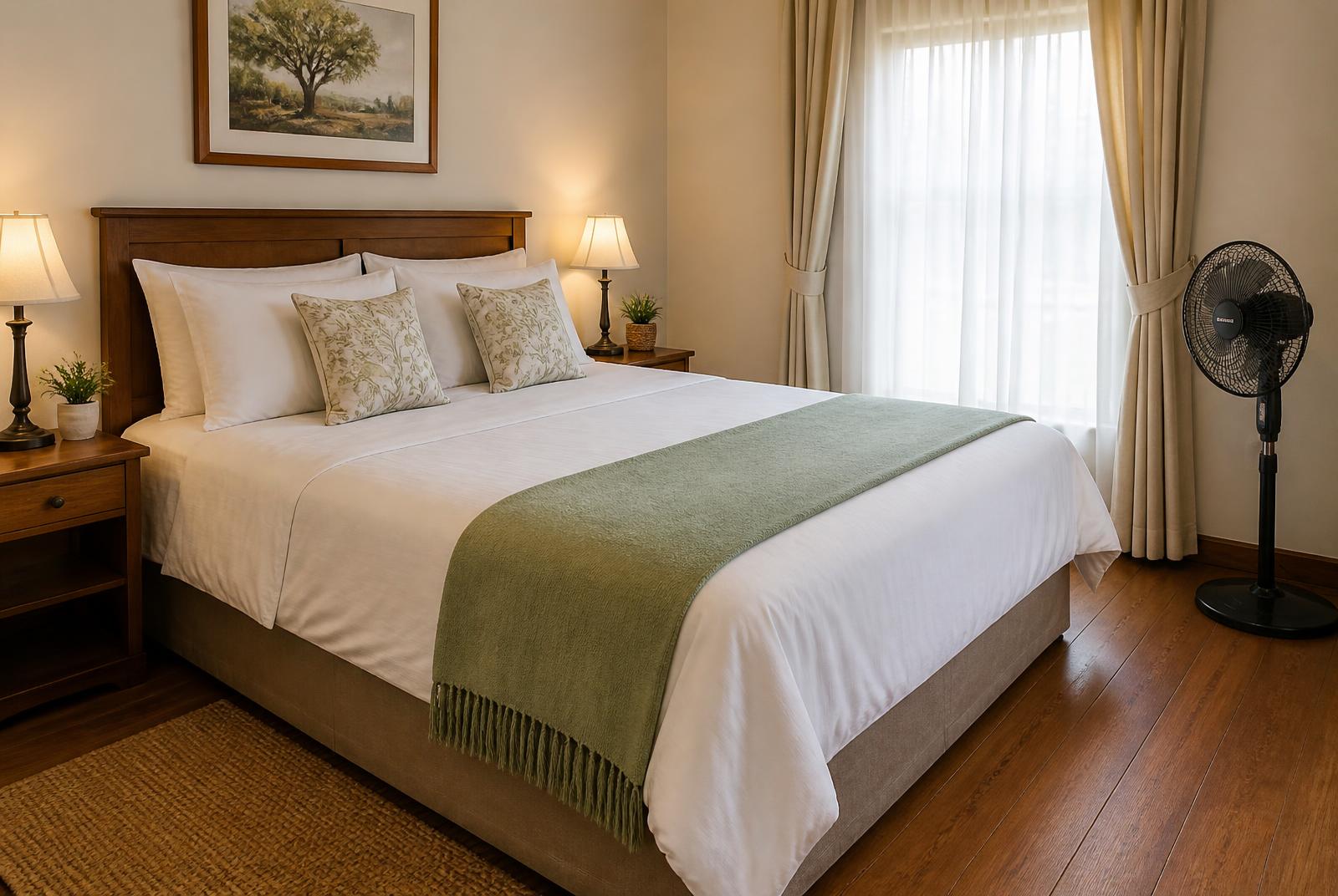 Large family room with double bed at Epicure Home Guesthouse Heidelberg